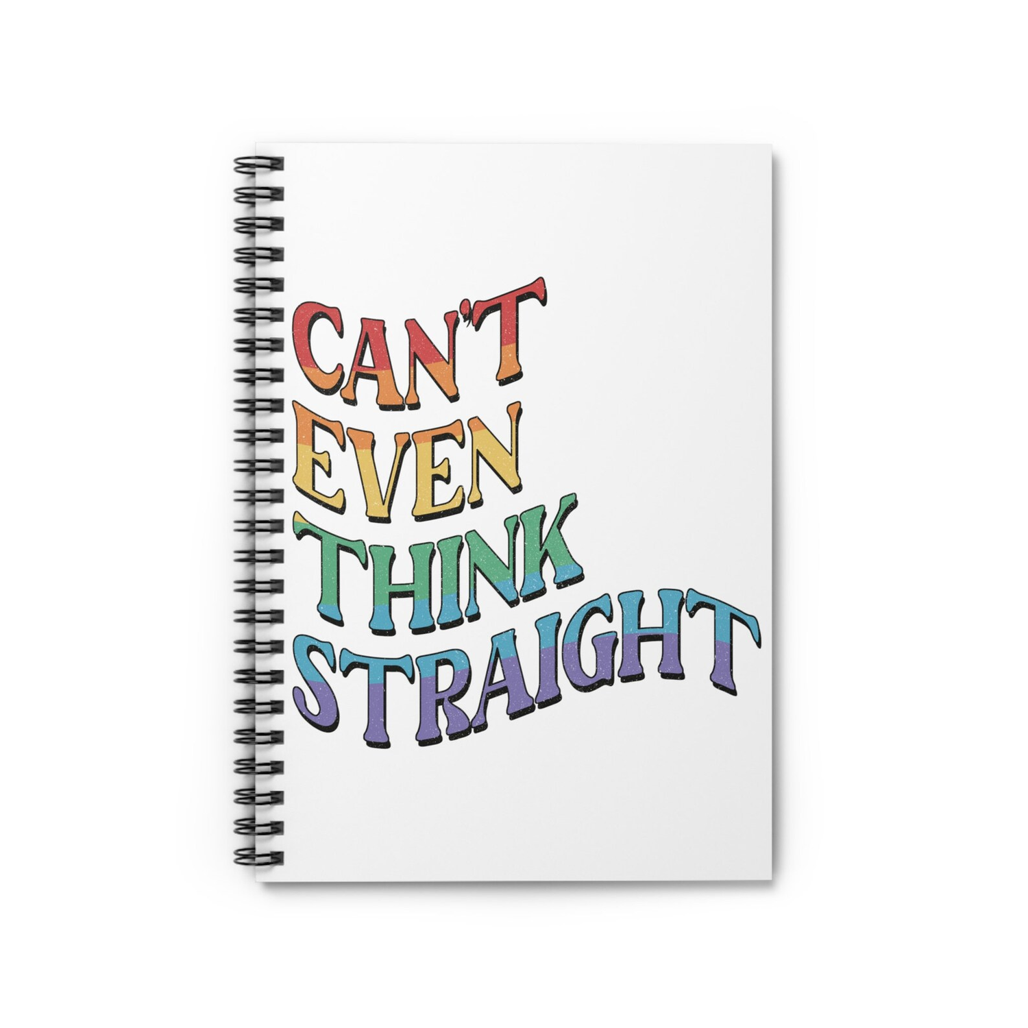 Can't Even Think Straight Pride Journals by TheGlassyLass.com