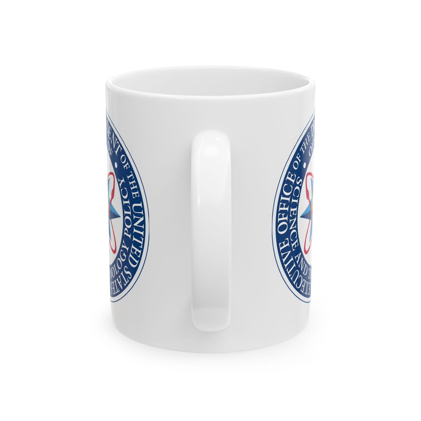 Executive Office of the President of the United States Science and Technology Policy Coffee Mug - Double Sided Print, White Ceramic, 11oz by TheGlassyLass.com