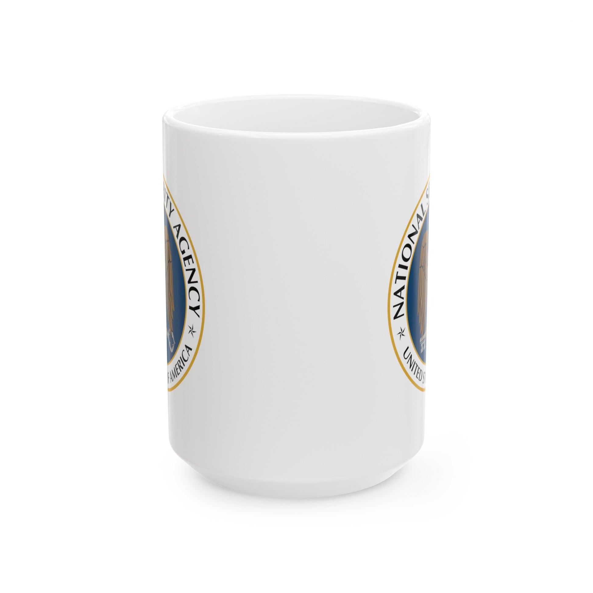 National Security Agency Coffee Mug - Double Sided White Ceramic 15oz by TheGlassyLass.com