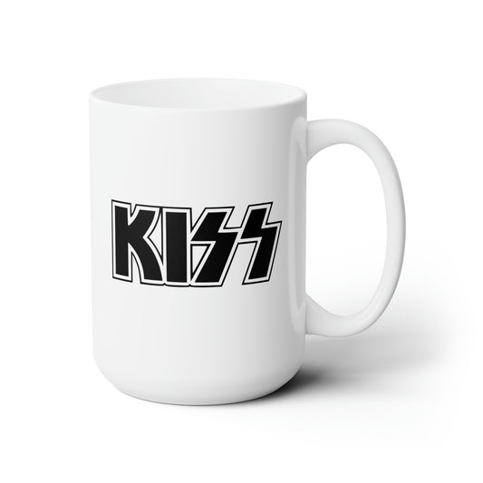 KISS Army Coffee Mug - Double Sided White Ceramic 15oz by TheGlassyLass.com