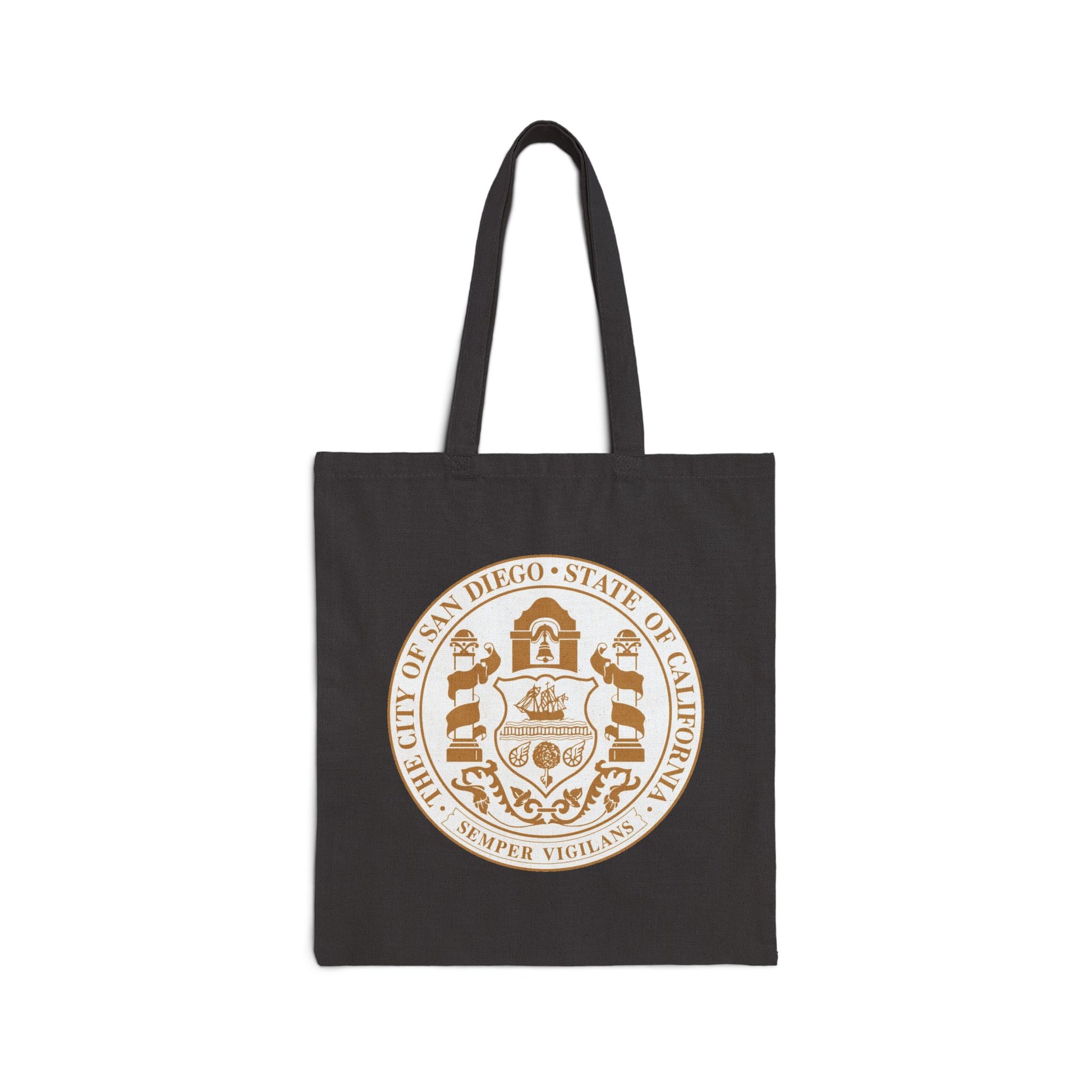 City of San Diego Seal Tote Bag - Heavyweight 100% Cotton Canvas by TheGlassyLass.com