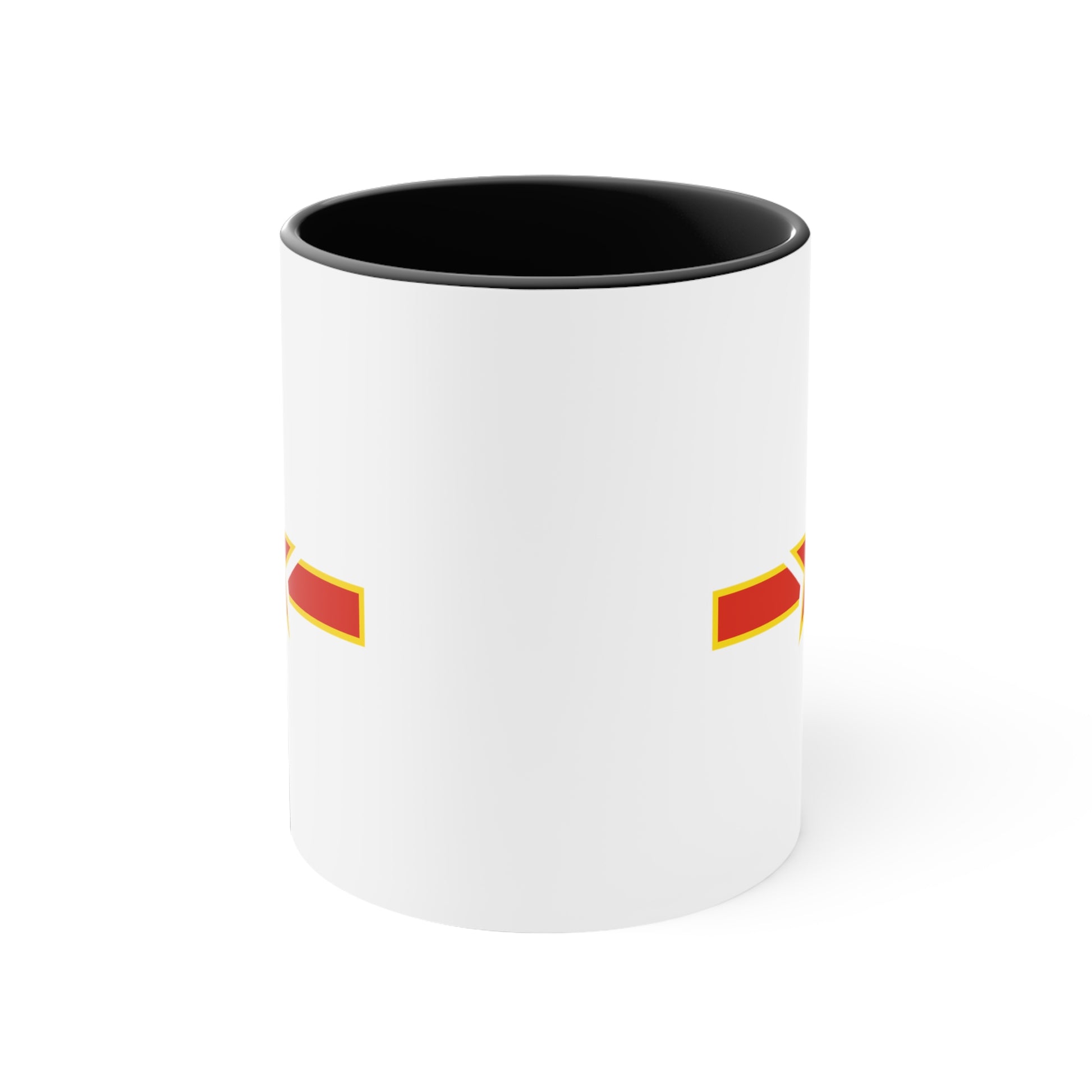 People's Republic of China Air Force Roundel - Double Sided Black Accent White Ceramic Coffee Mug 11oz by TheGlassyLass.com