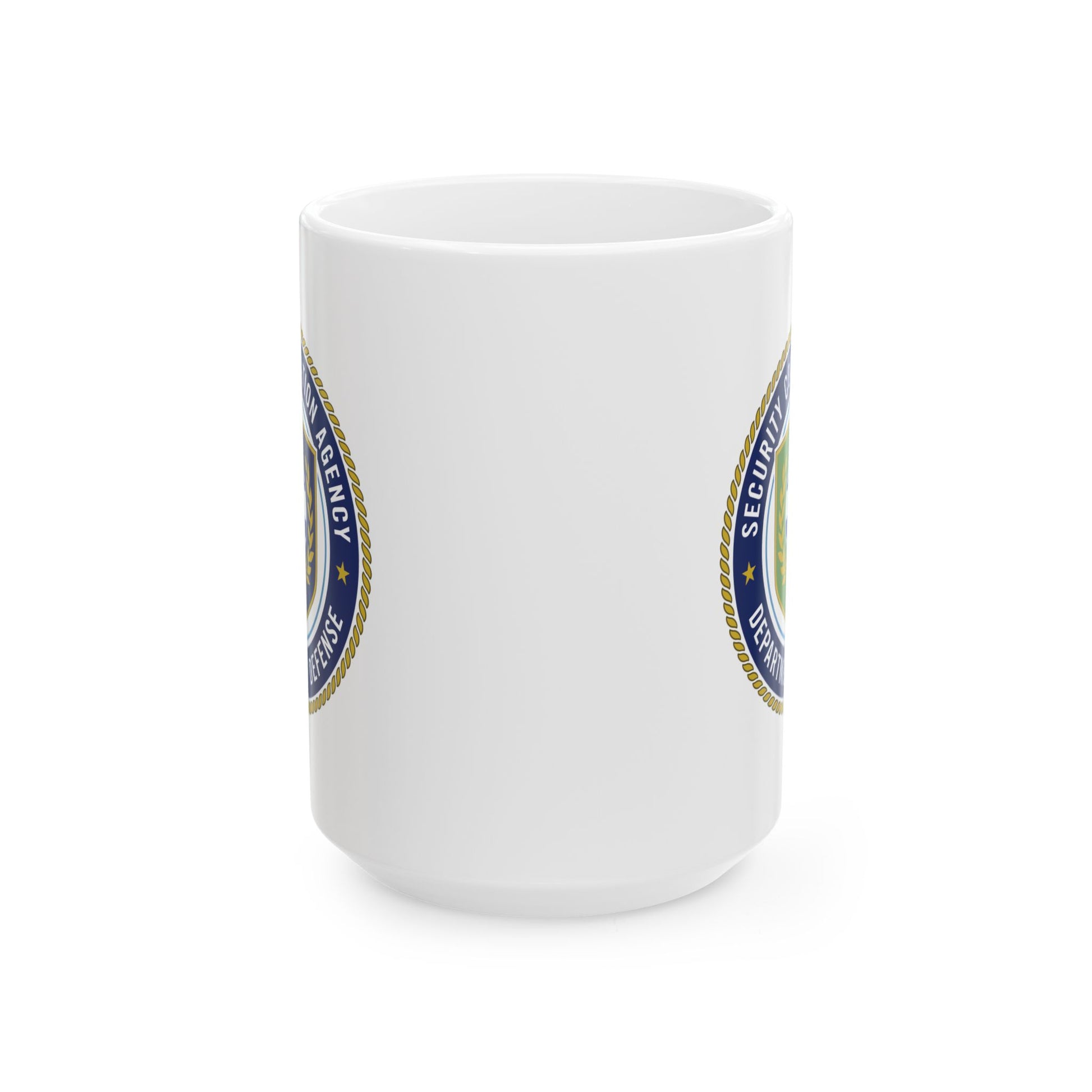 Defense Security Cooperation Agency Coffee Mug - Double Sided Print, White Ceramic, 15oz by TheGlassyLass.com