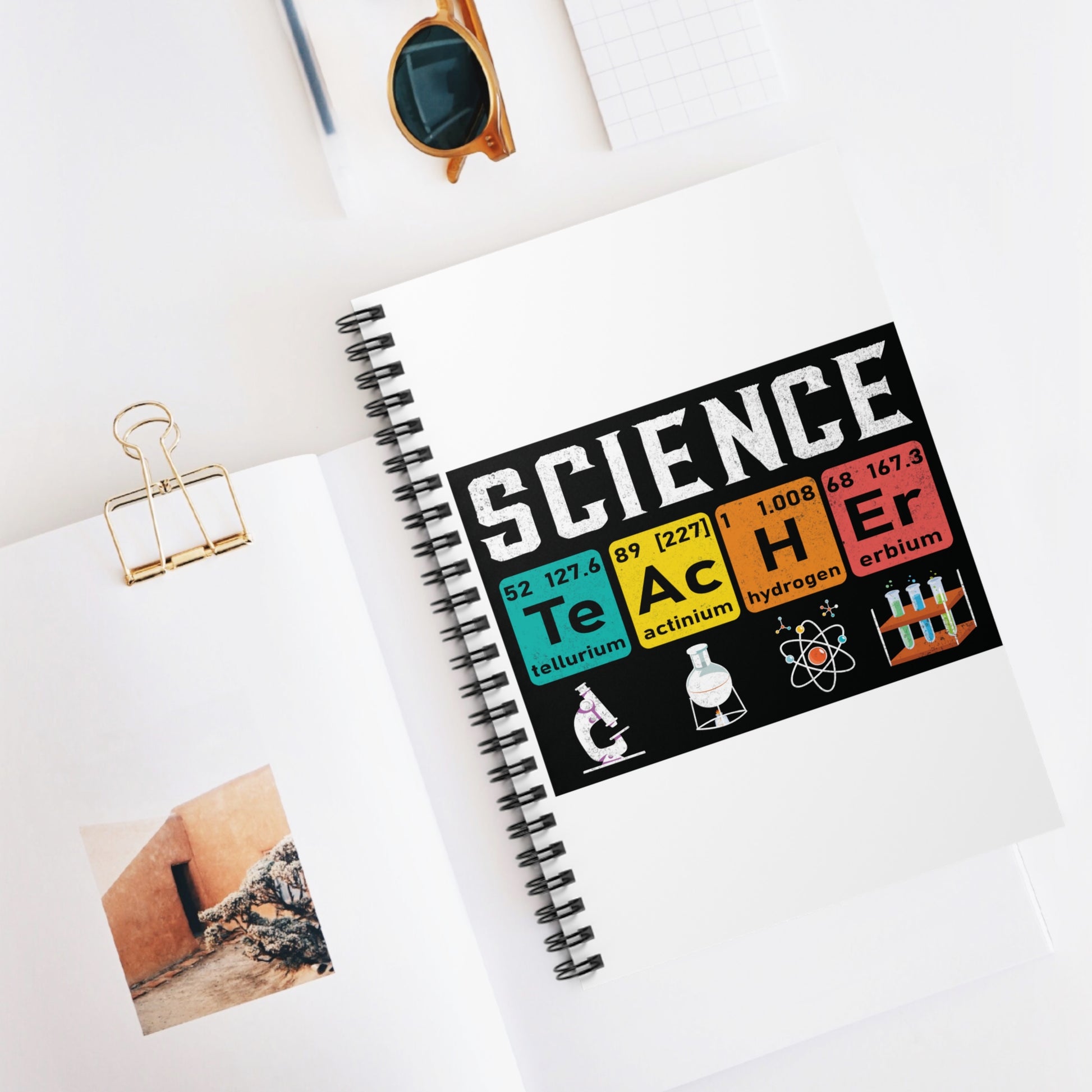 Science Teacher: Spiral Notebook - Log Books - Journals - Diaries - and More Custom Printed by TheGlassyLass.com