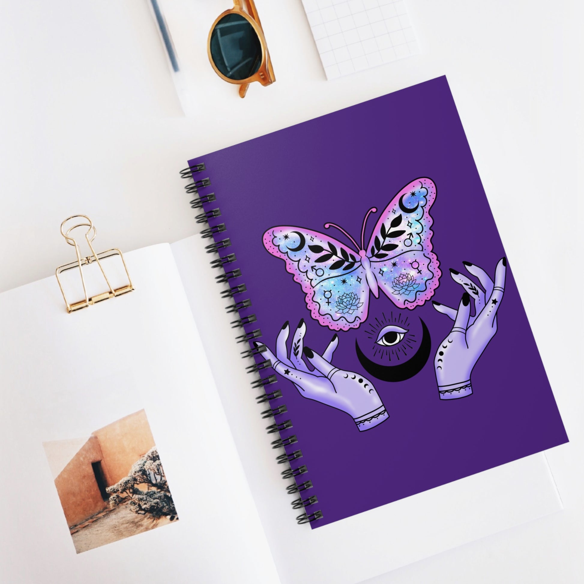 Mystical Magic: Spiral Notebook - Log Books - Journals - Diaries - and More Custom Printed by TheGlassyLass