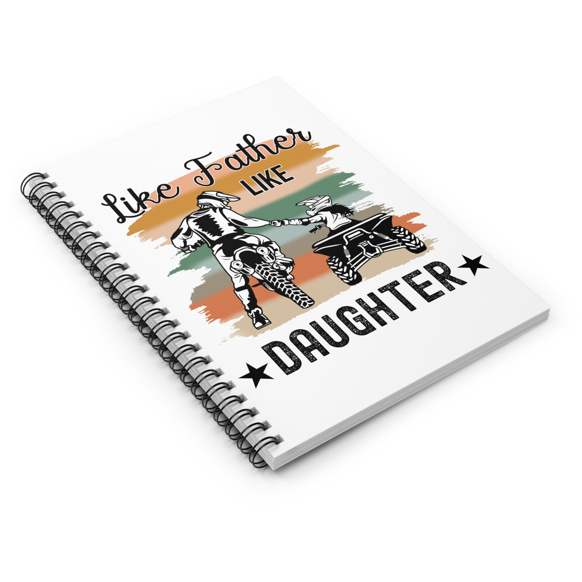 Like Father Like Daughter: Spiral Notebook - Log Books - Journals - Diaries - and More Custom Printed by TheGlassyLass