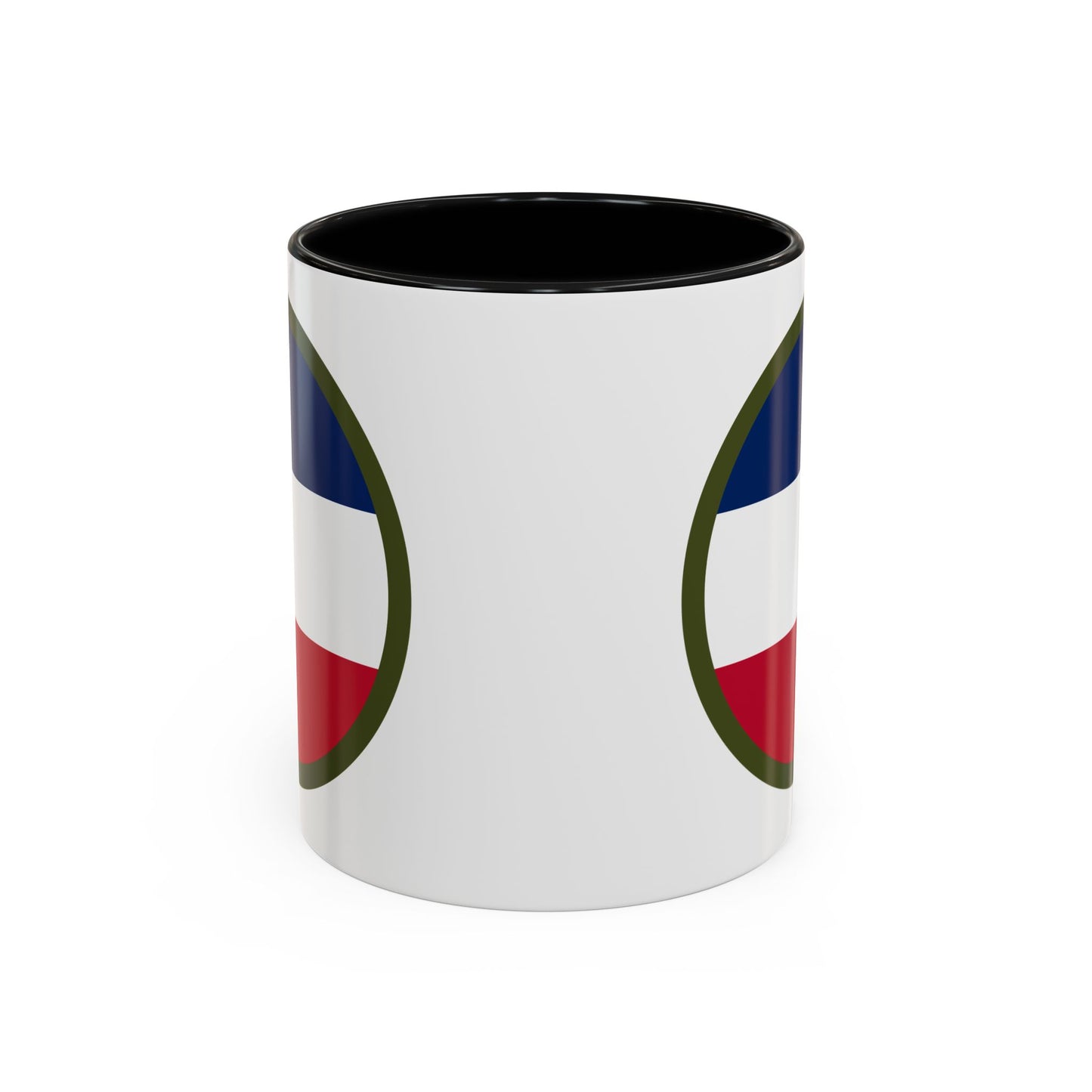 Army Forces Command (FORSCOM) Insignia Coffee Mug - Double Sided Black Accent Ceramic 11oz - by TheGlassyLass.com