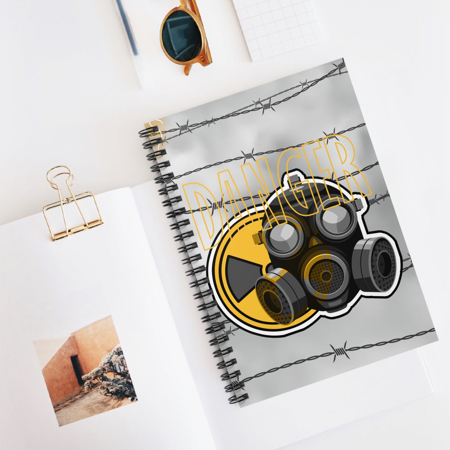 Danger: Spiral Notebook - Log Books - Journals - Diaries - and More Custom Printed by TheGlassyLass.com