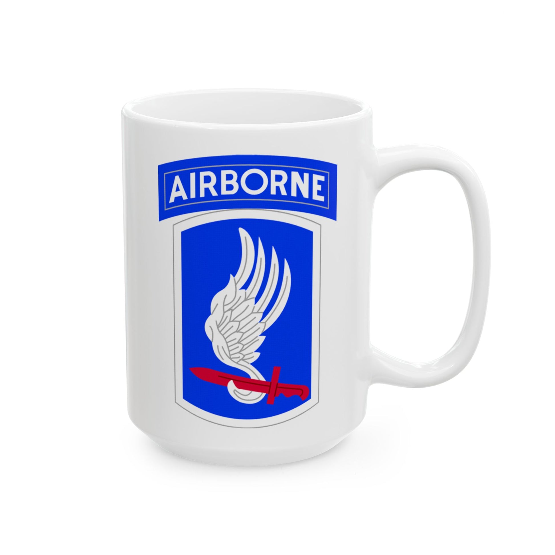 173rd Airborne Brigade Seal Coffee Mug - Double Sided Print, White Ceramic, 15oz by TheGlassyLass.com