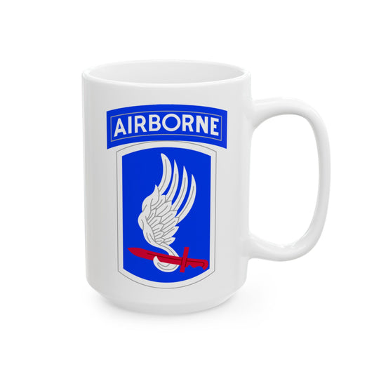 173rd Airborne Brigade Seal Coffee Mug - Double Sided Print, White Ceramic, 15oz by TheGlassyLass.com