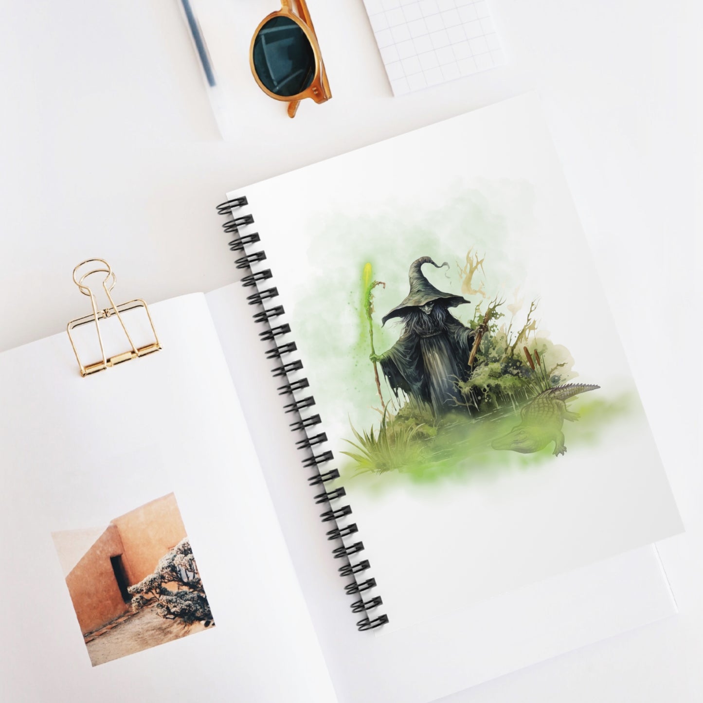 Swamp Witch: Spiral Notebook - Log Books - Journals - Diaries - and More Custom Printed by TheGlassyLass