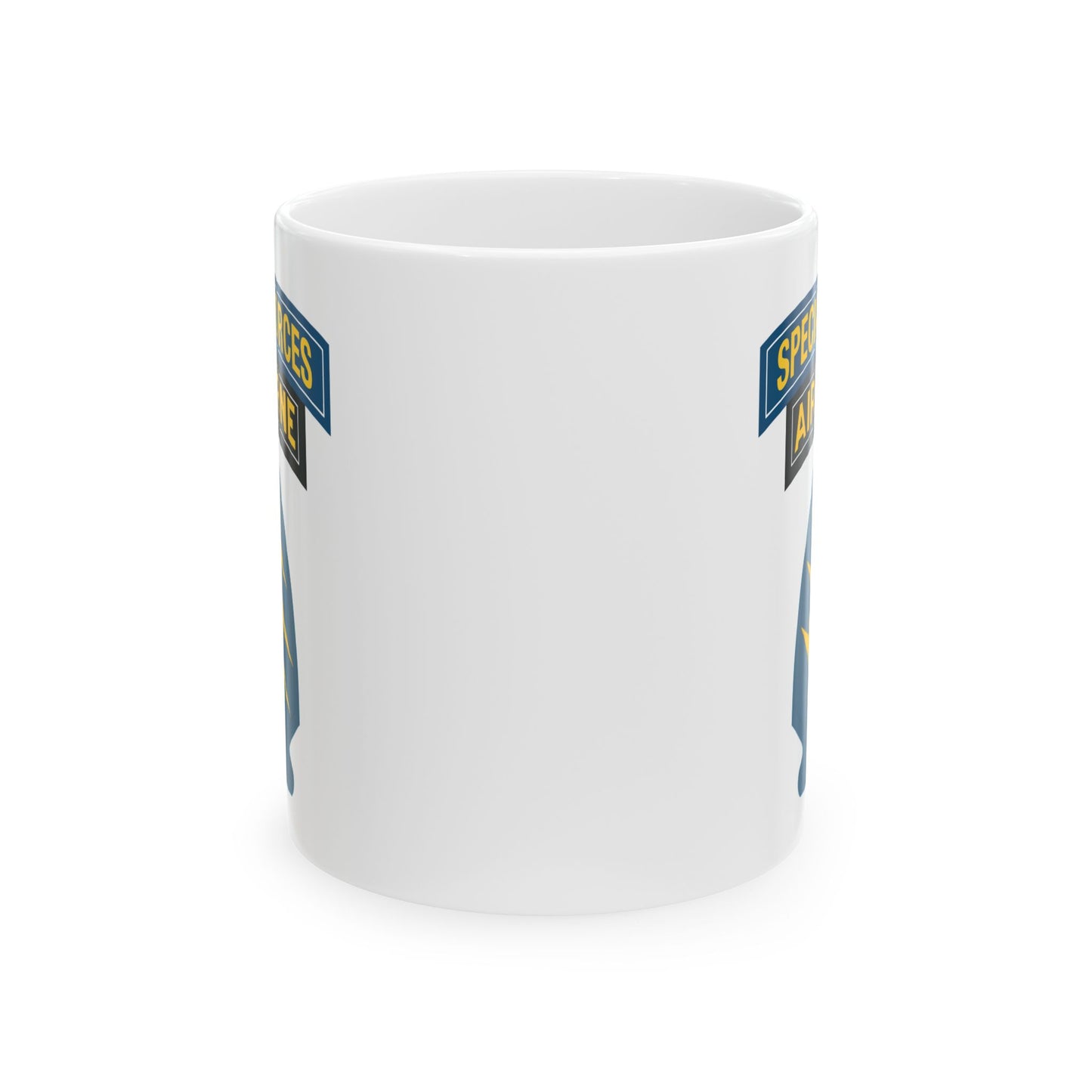 Special Forces Airborne Coffee Mug - Double Sided Print, White Ceramic, 11oz by TheGlassyLass.com