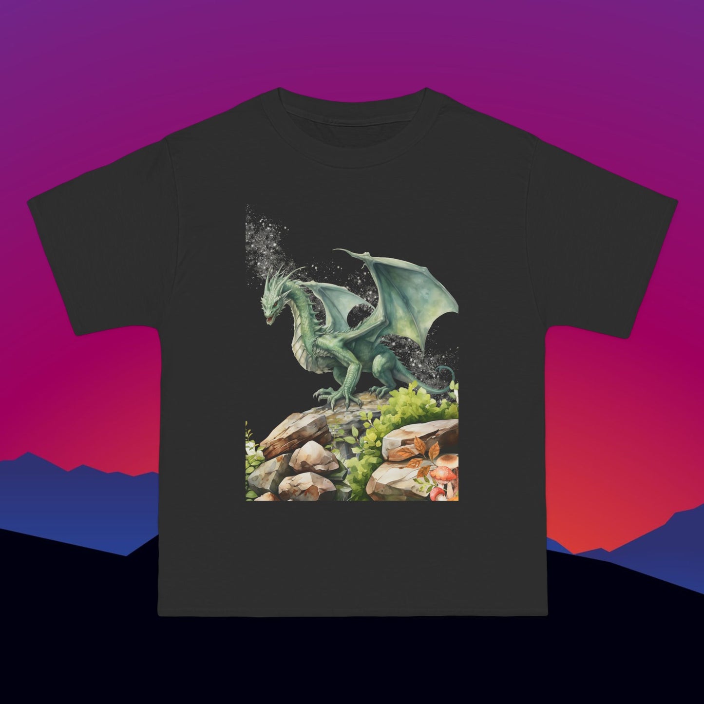 Dragon Issues T-Shirt: (Hanes Beefy-T 100% Preshrunk Cotton) Custom Printed by TheGlassyLass.com