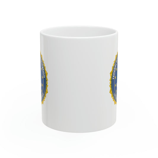 The FBI Little Rock Field Office Coffee Mug - Double Sided 11oz White Ceramic by TheGlassyLass.com