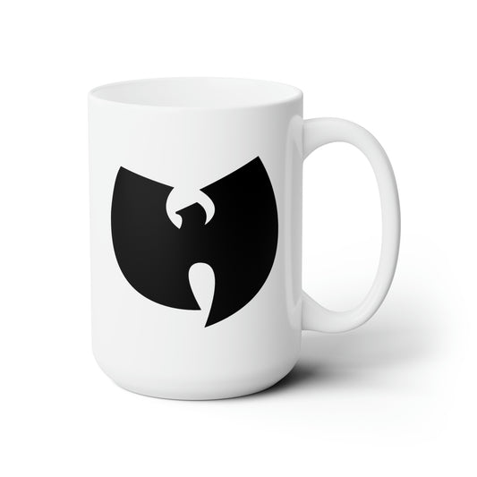 Wu-Tang Black Coffee Mug - Double Sided White Ceramic 15oz by TheGlassyLass.com