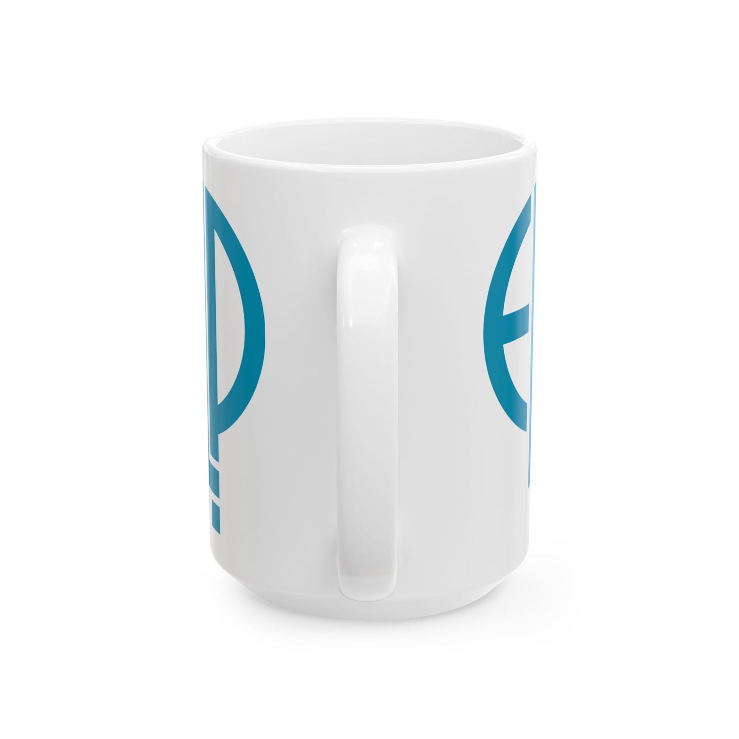 ELP Coffee Mug - Double Sided White Ceramic 15oz by TheGlassyLass.com