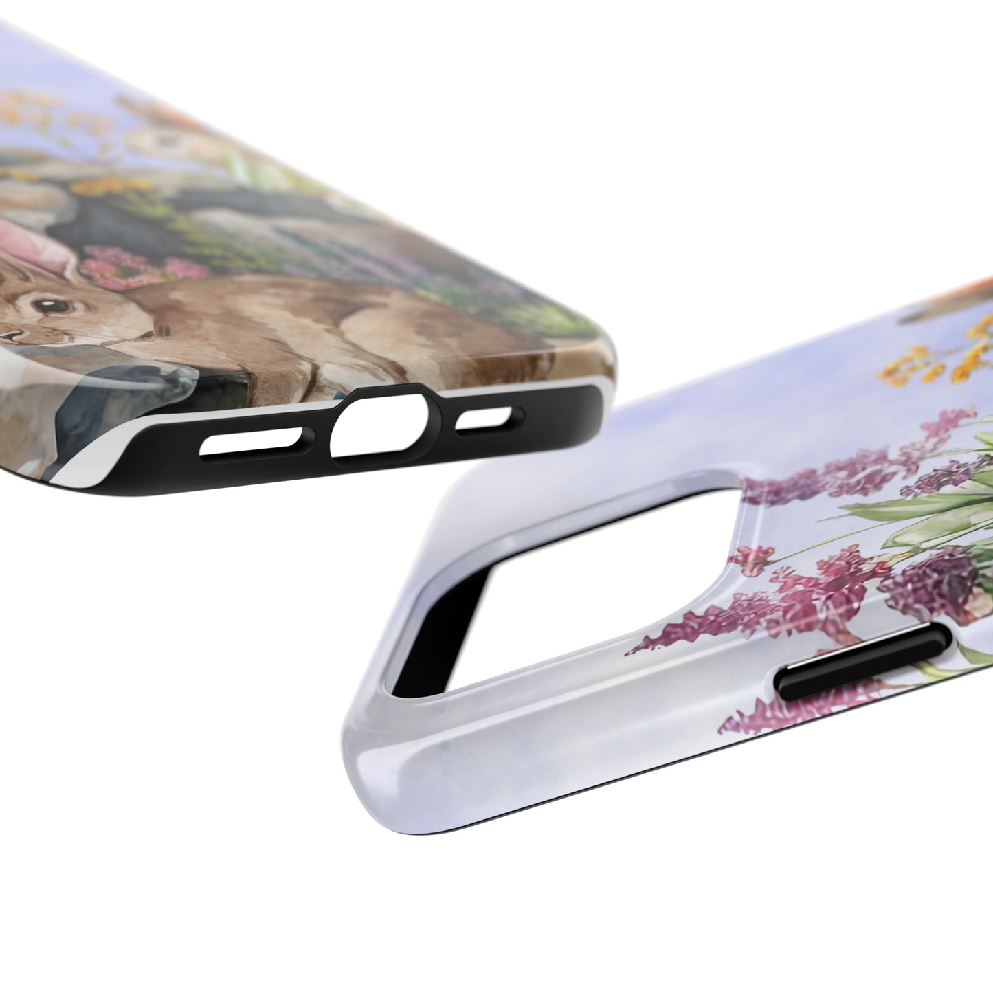 Mr & Mrs Bunny: iPhone Tough Case Design - Wireless Charging - Superior Protection - Original Designs by TheGlassyLass.com