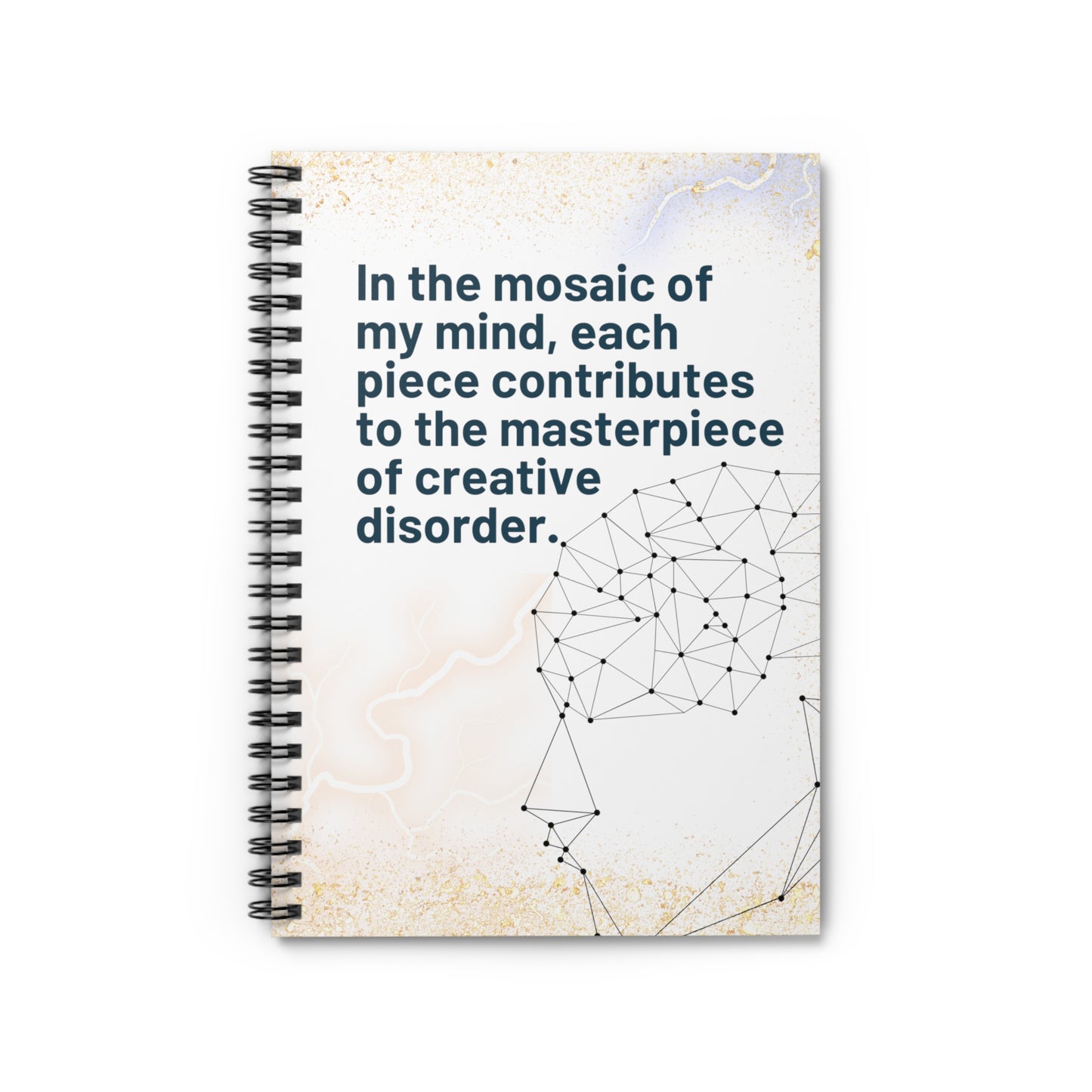 Mosaic Mind: Spiral Notebook - Log Books - Journals - Diaries - and More Custom Printed by TheGlassyLass