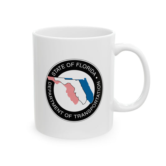 Florida Department of Transportation - Double Sided White Ceramic 11oz by TheGlassyLass.com