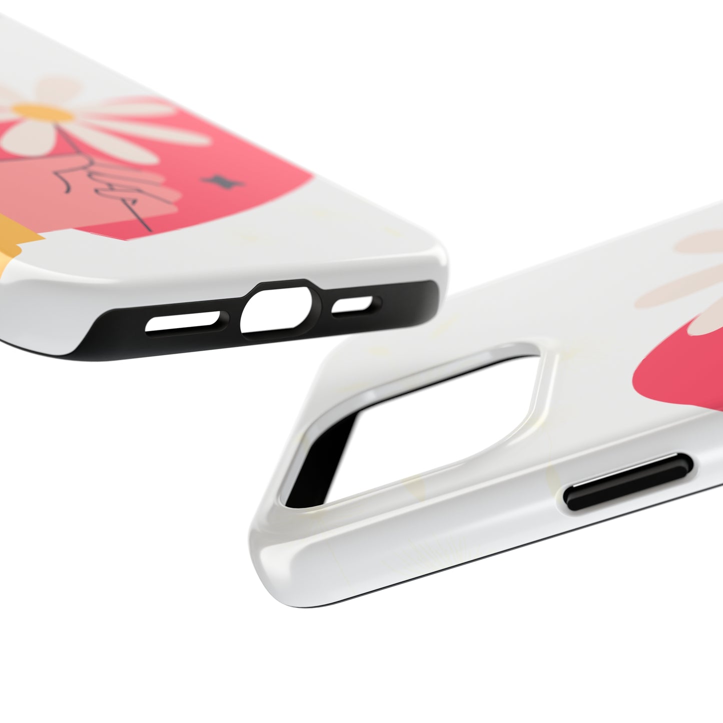 Open Heart: iPhone Tough Case Design - Wireless Charging - Superior Protection - Original Graphics by TheGlassyLass.com