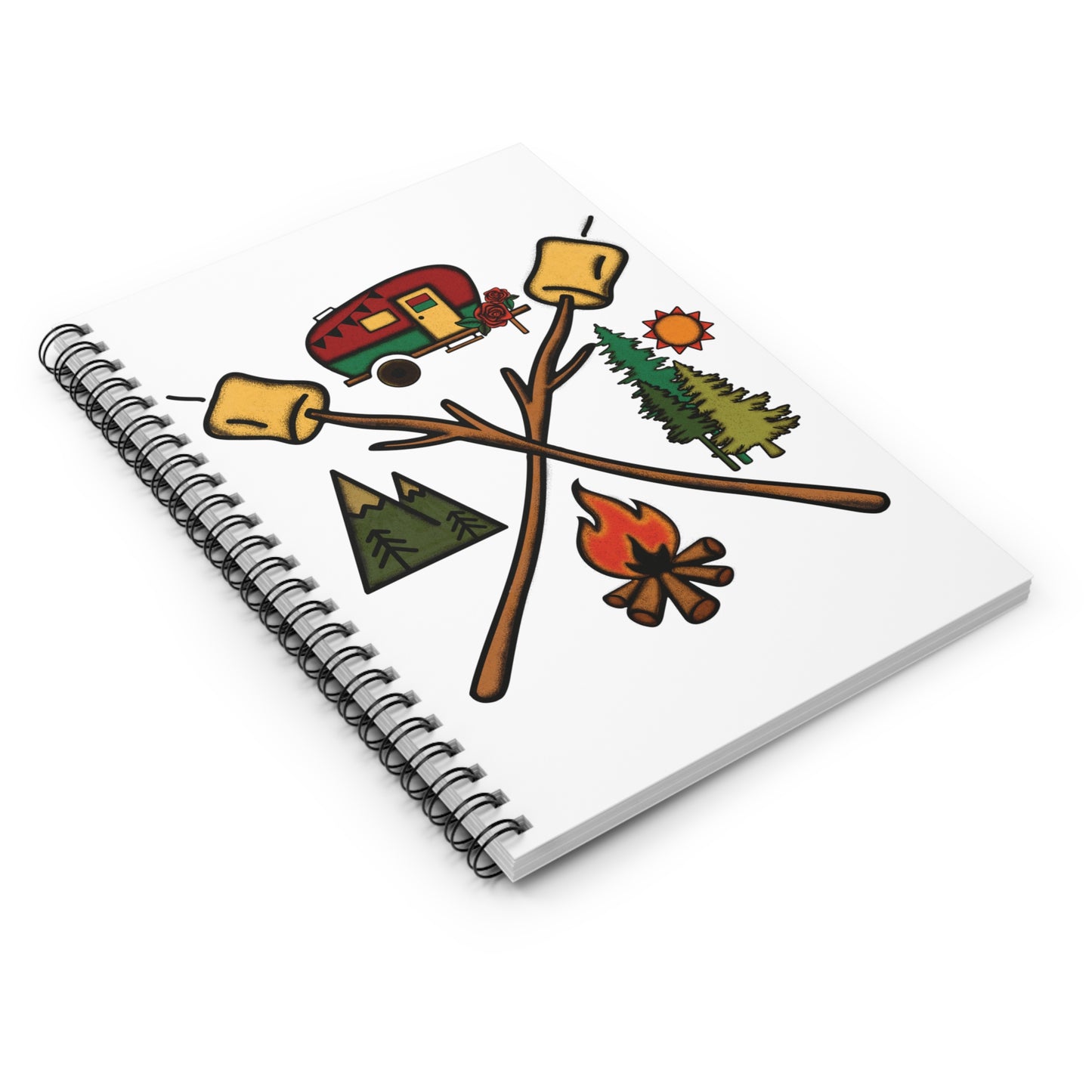 Camping Merit Badge: Spiral Notebook - Log Books - Journals - Diaries - and More Custom Printed by TheGlassyLass