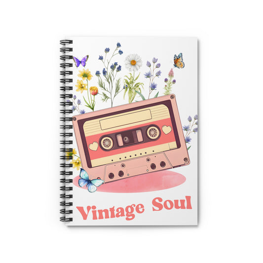 Vintage Soul: Spiral Notebook - Log Books - Journals - Diaries - and More Custom Printed by TheGlassyLass.com