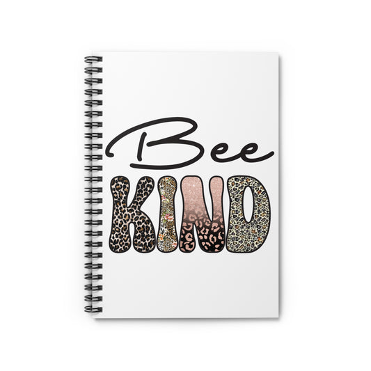 Bee Kind: Spiral Notebook - Log Books - Journals - Diaries - and More Custom Printed by TheGlassyLass