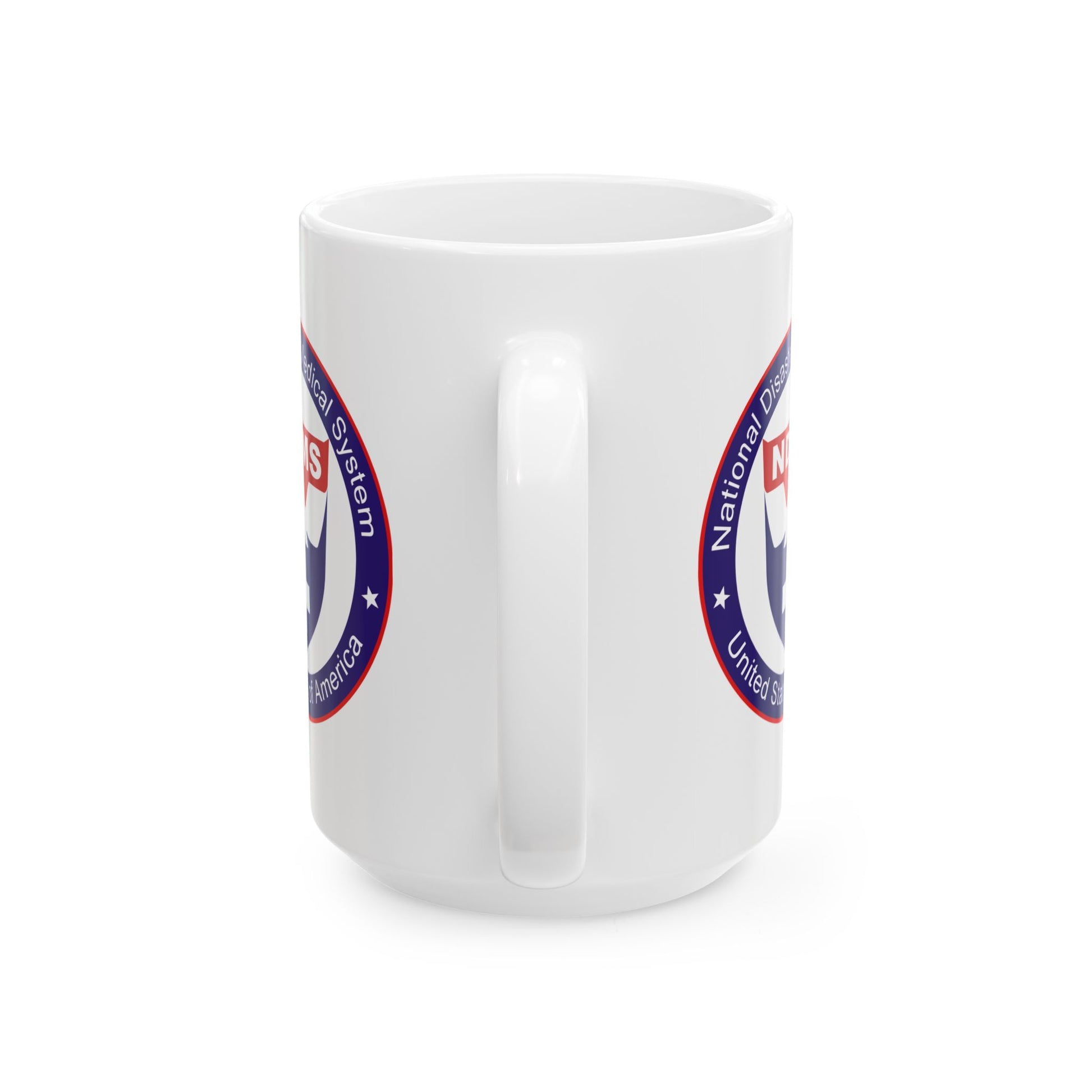 National Disaster Medical System Coffee Mug - Double Sided Print, White Ceramic, 15oz by TheGlassyLass.com