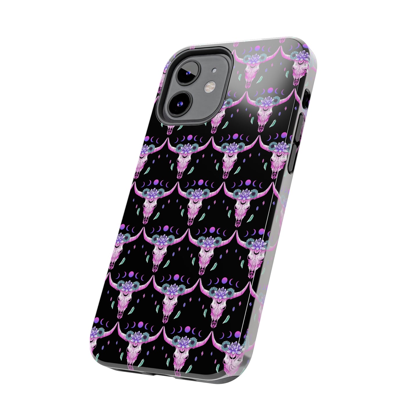 Crystal Skull Moon: iPhone Tough Case Design - Wireless Charging - Superior Protection - Original Graphics by TheGlassyLass.com