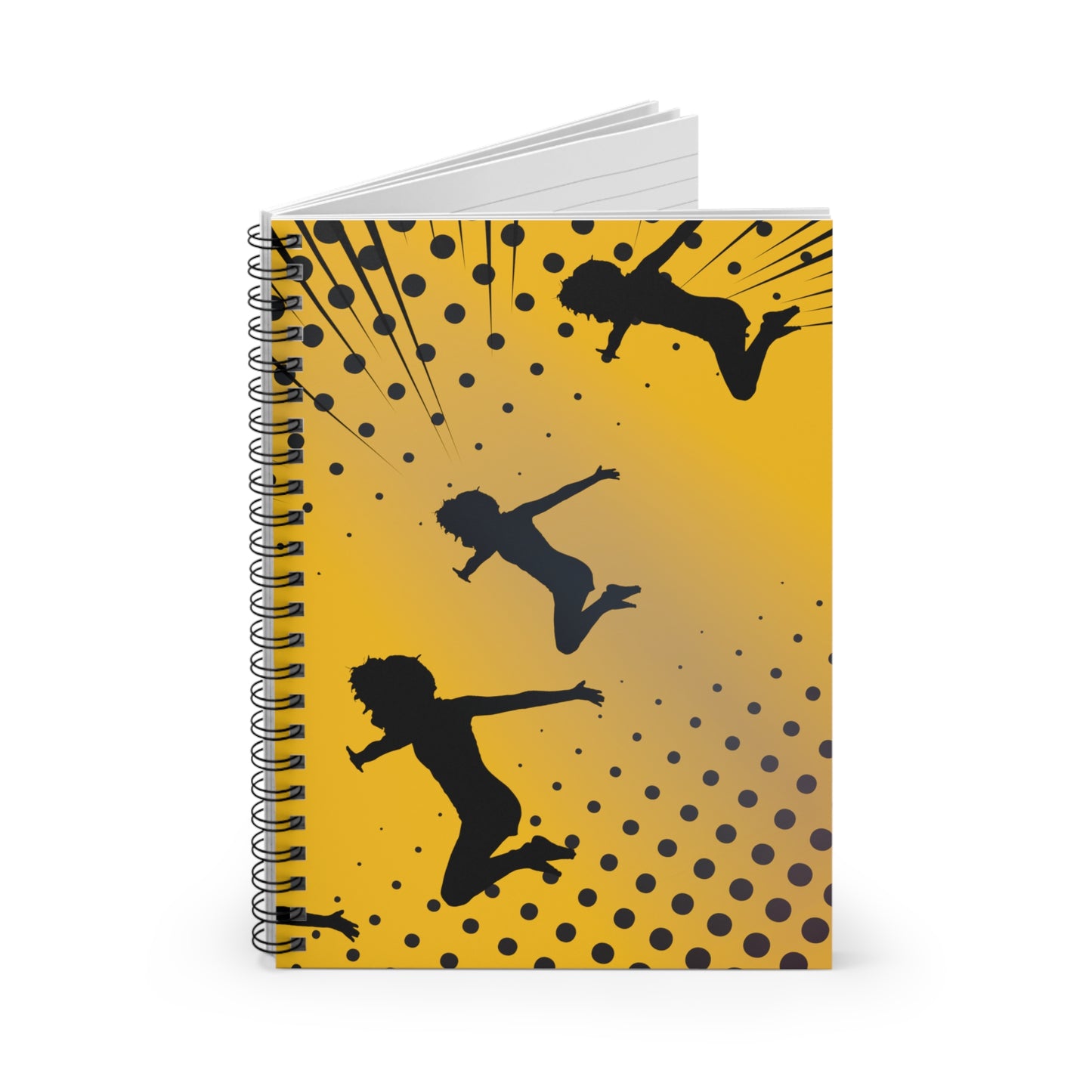 Might as Well Jump: Spiral Notebook - Log Books - Journals - Diaries - and More Custom Printed by TheGlassyLass