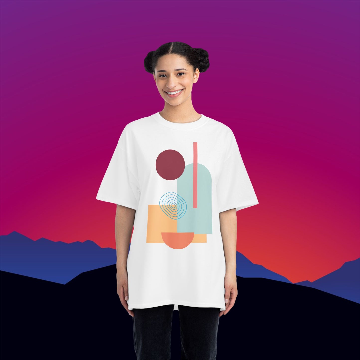 Mission to Mars T-Shirt: (Hanes Beefy-T 100% Preshrunk Cotton Custom Printed by TheGlassyLass.com