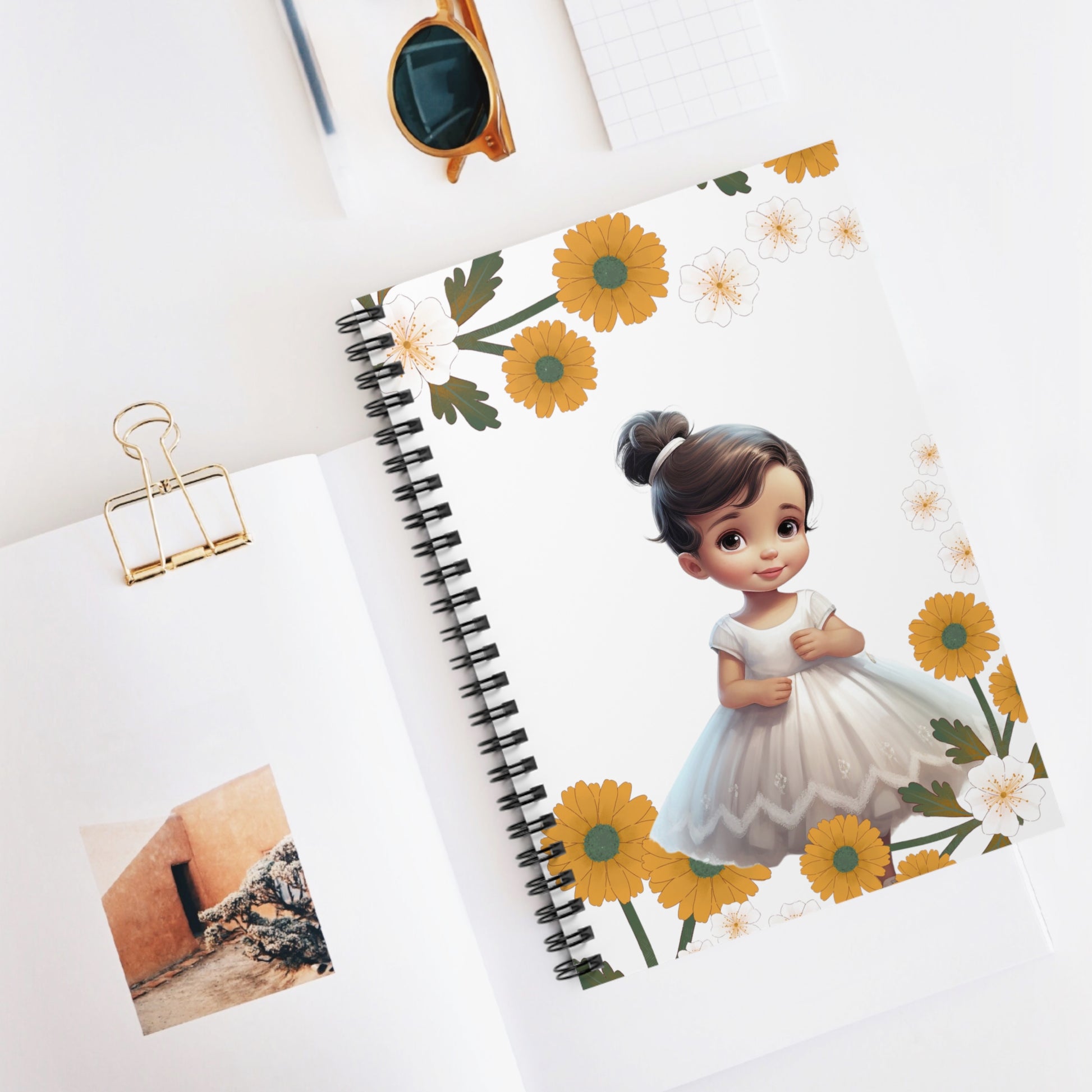 Lead Flower Girl: Spiral Notebook - Log Books - Journals - Diaries - and More Custom Printed by TheGlassyLass