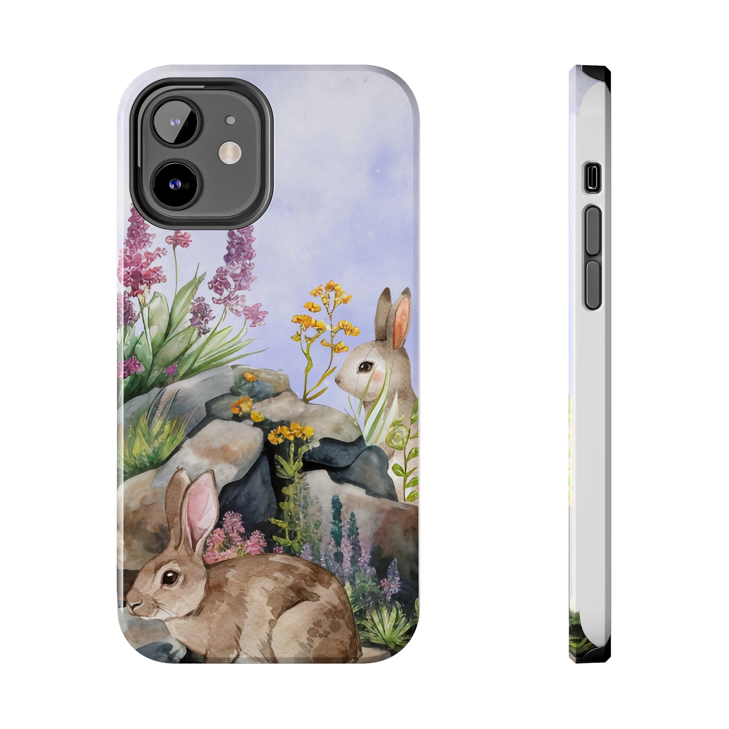 Mr & Mrs Bunny: iPhone Tough Case Design - Wireless Charging - Superior Protection - Original Designs by TheGlassyLass.com