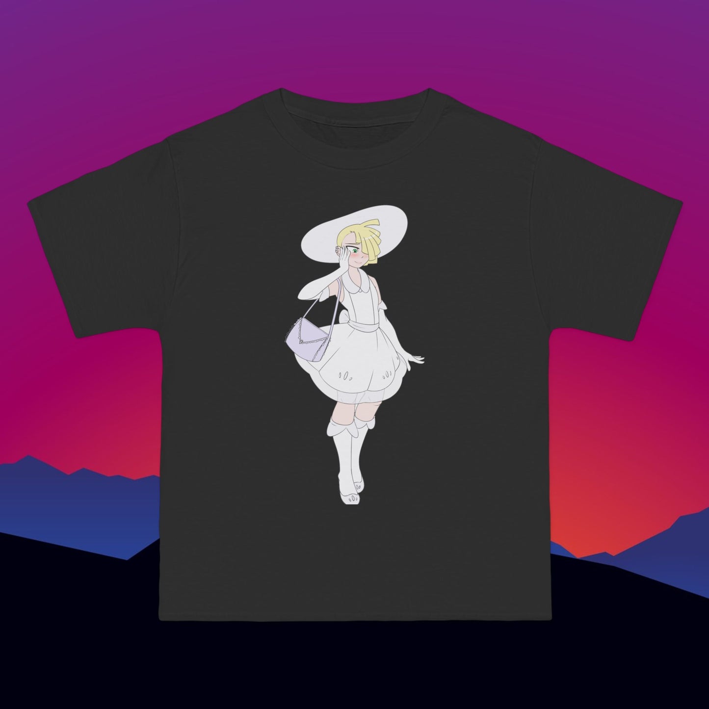 Sundress Dreams T-Shirt: (Hanes Beefy-T 100% Preshrunk Cotton) Custom Printed by TheGlassyLass.com