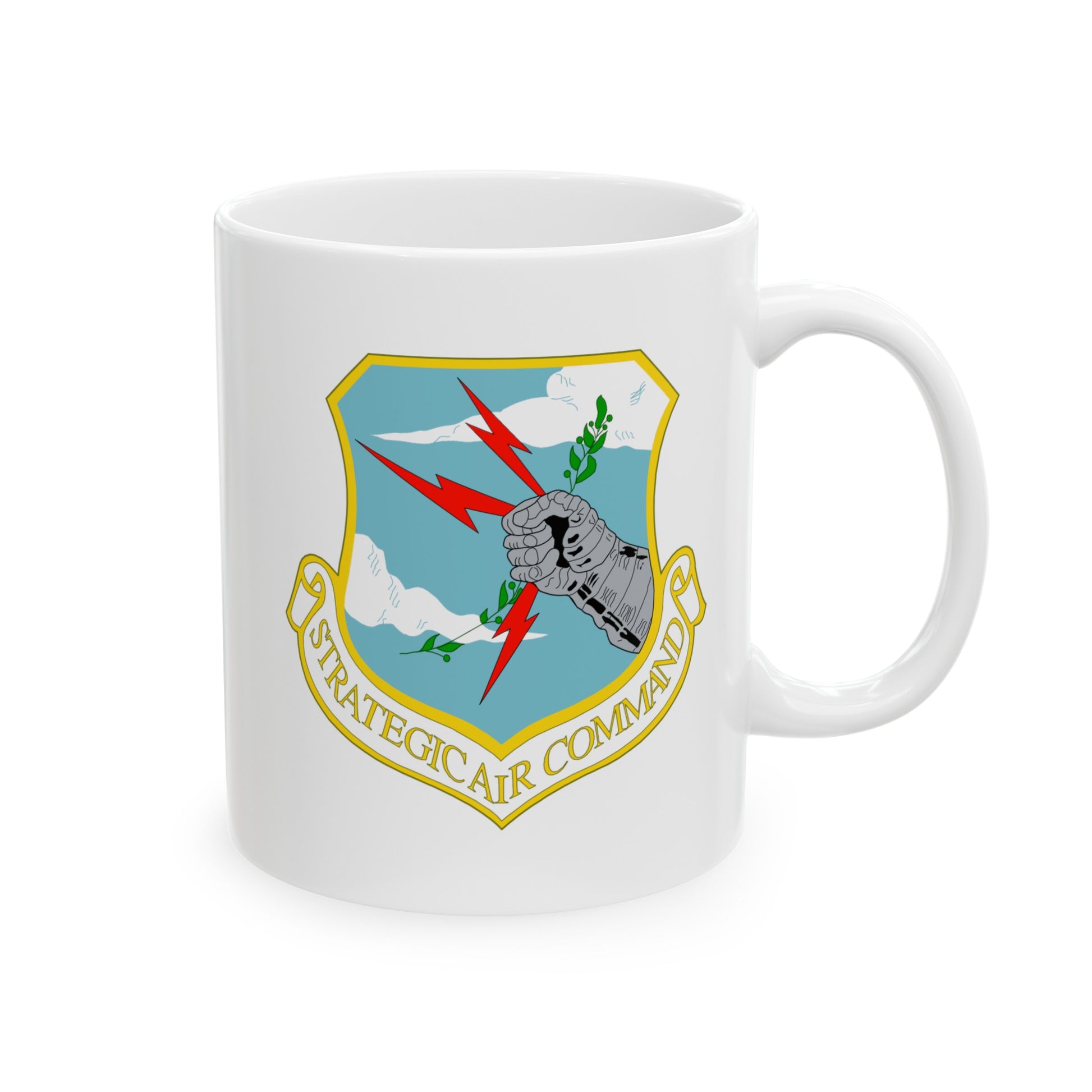 Strategic Air Command Coffee Mug - Double Sided White Ceramic 11oz by TheGlassyLass.com