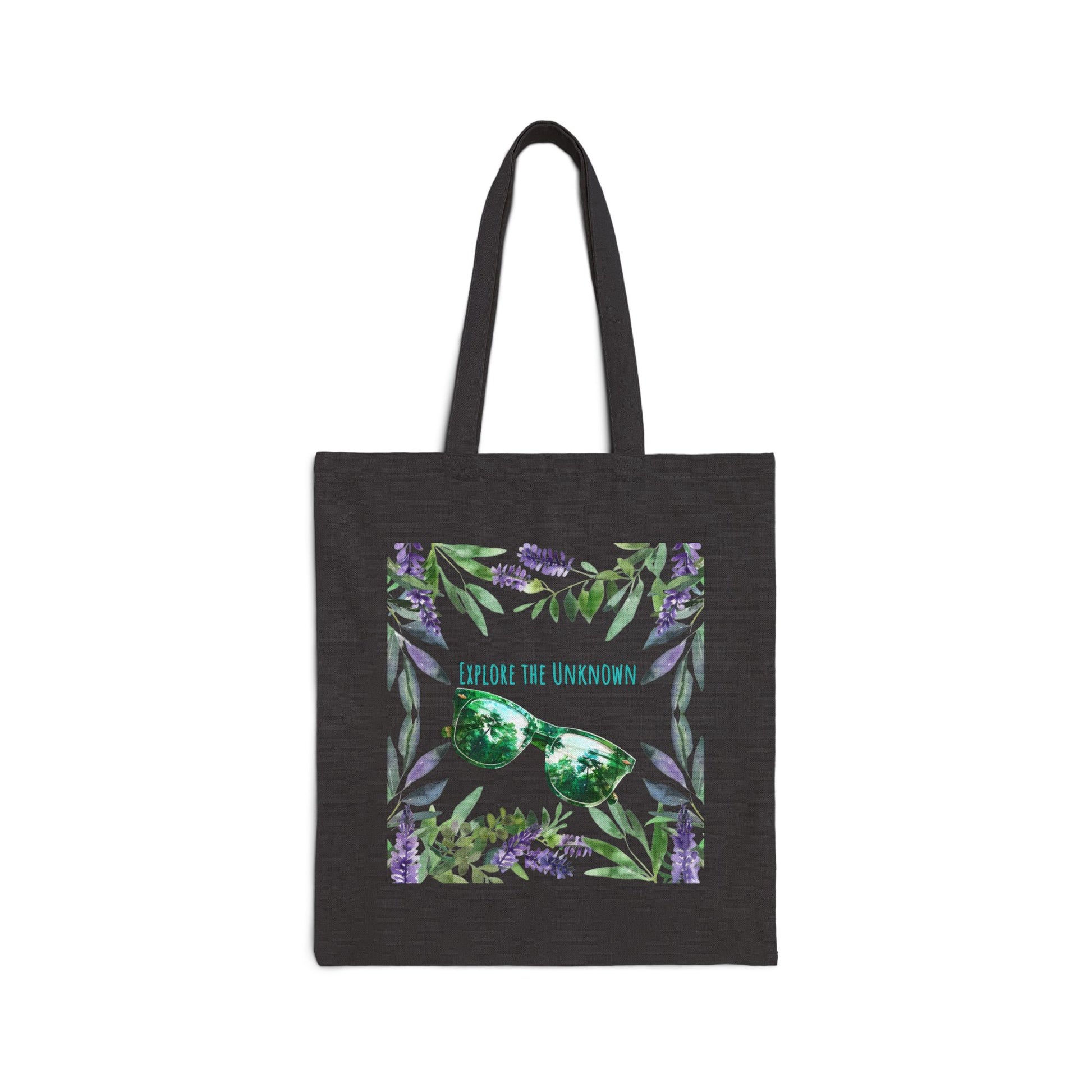 Explore The Unknown Logo Tote Bag - Heavyweight 100% Cotton Canvas by TheGlassyLass.com