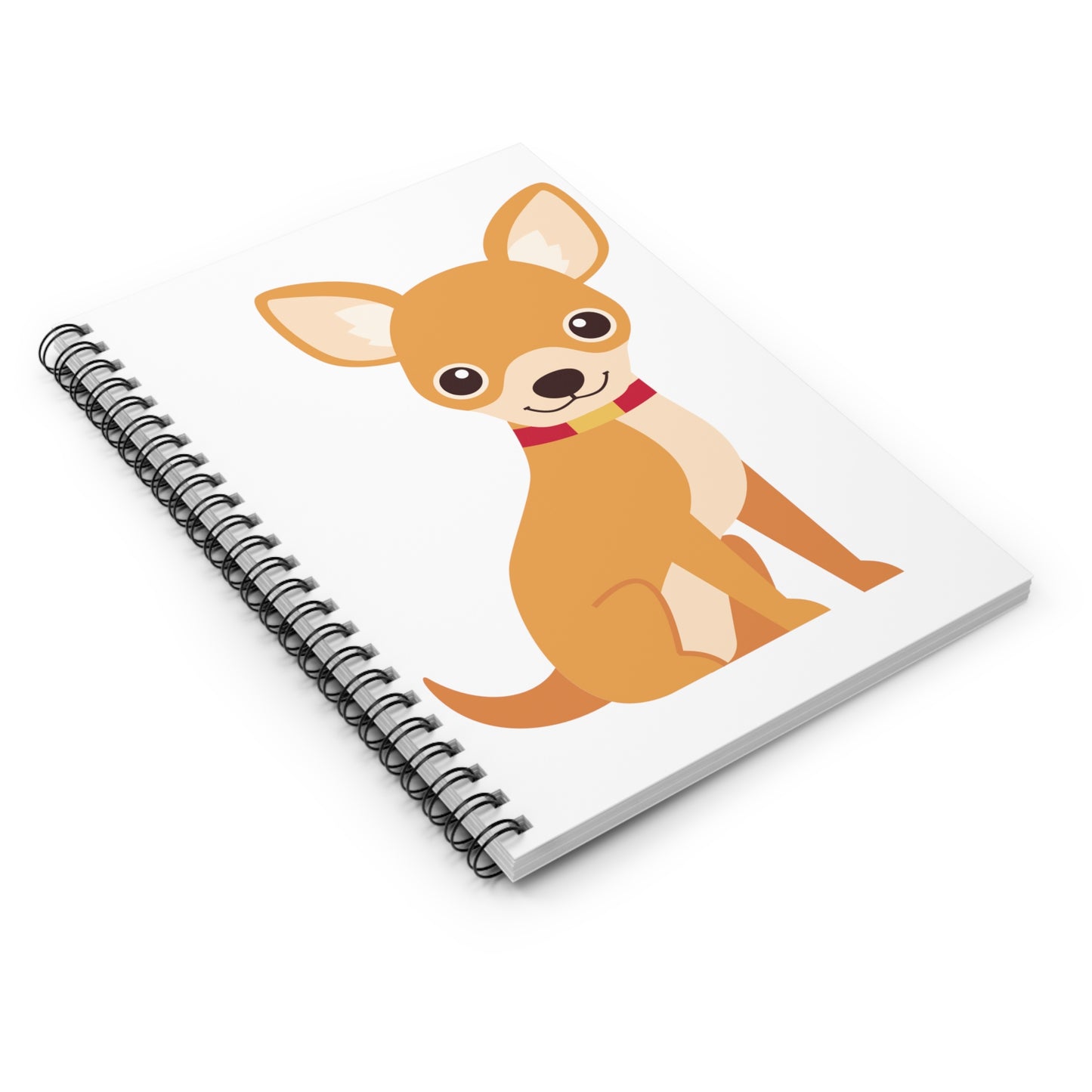 Happy Chihuahua: Spiral Notebook - Log Books - Journals - Diaries - and More Custom Printed by TheGlassyLass