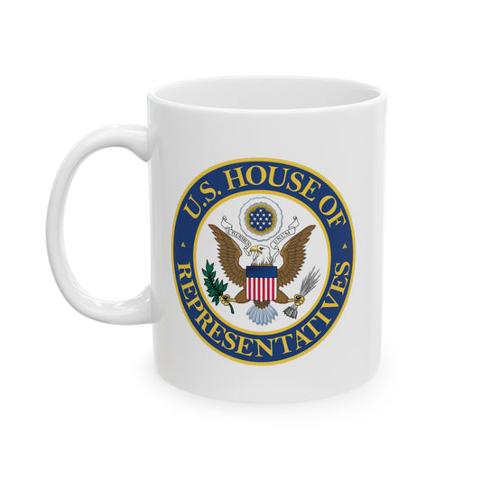 US House of Representatives Coffee Mug - Double Sided White Ceramic 11oz by TheGlassyLass.com