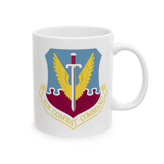 Air Combat Command - Double Sided White Ceramic Coffee Mug 15oz by TheGlassyLass.com