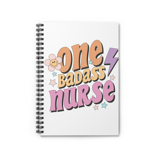 Badass Nurse: Spiral Notebook - Log Books - Journals - Diaries - and More Custom Printed by TheGlassyLass