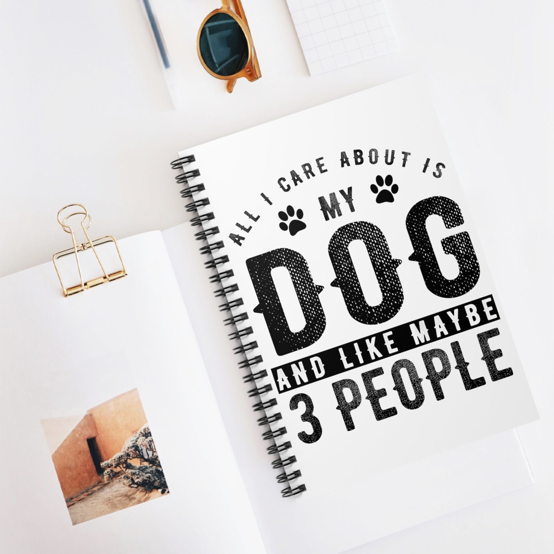 I Like My Dog: Spiral Notebook - Log Books - Journals - Diaries - and More Custom Printed by TheGlassyLass
