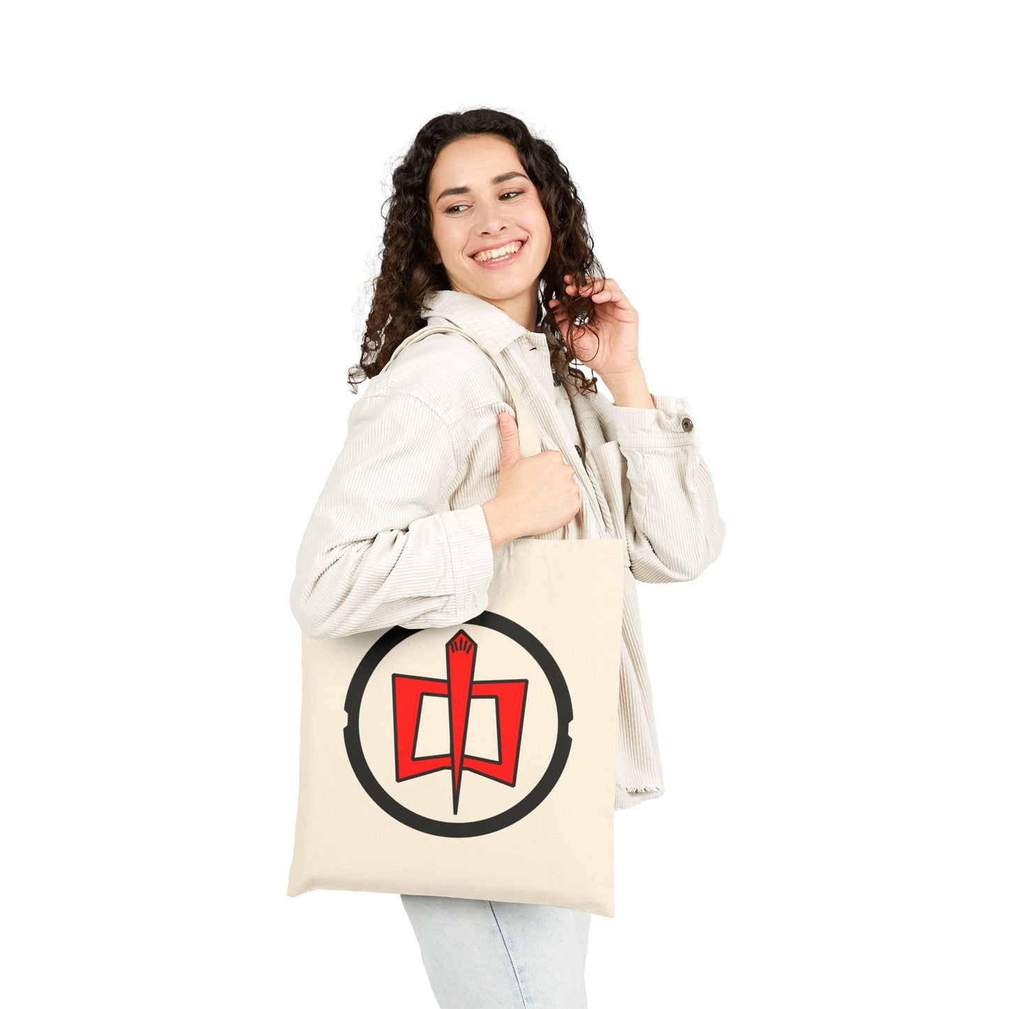 Greatest American Hero Logo Tote Bag - Heavyweight 100% Cotton Canvas by TheGlassyLass.com