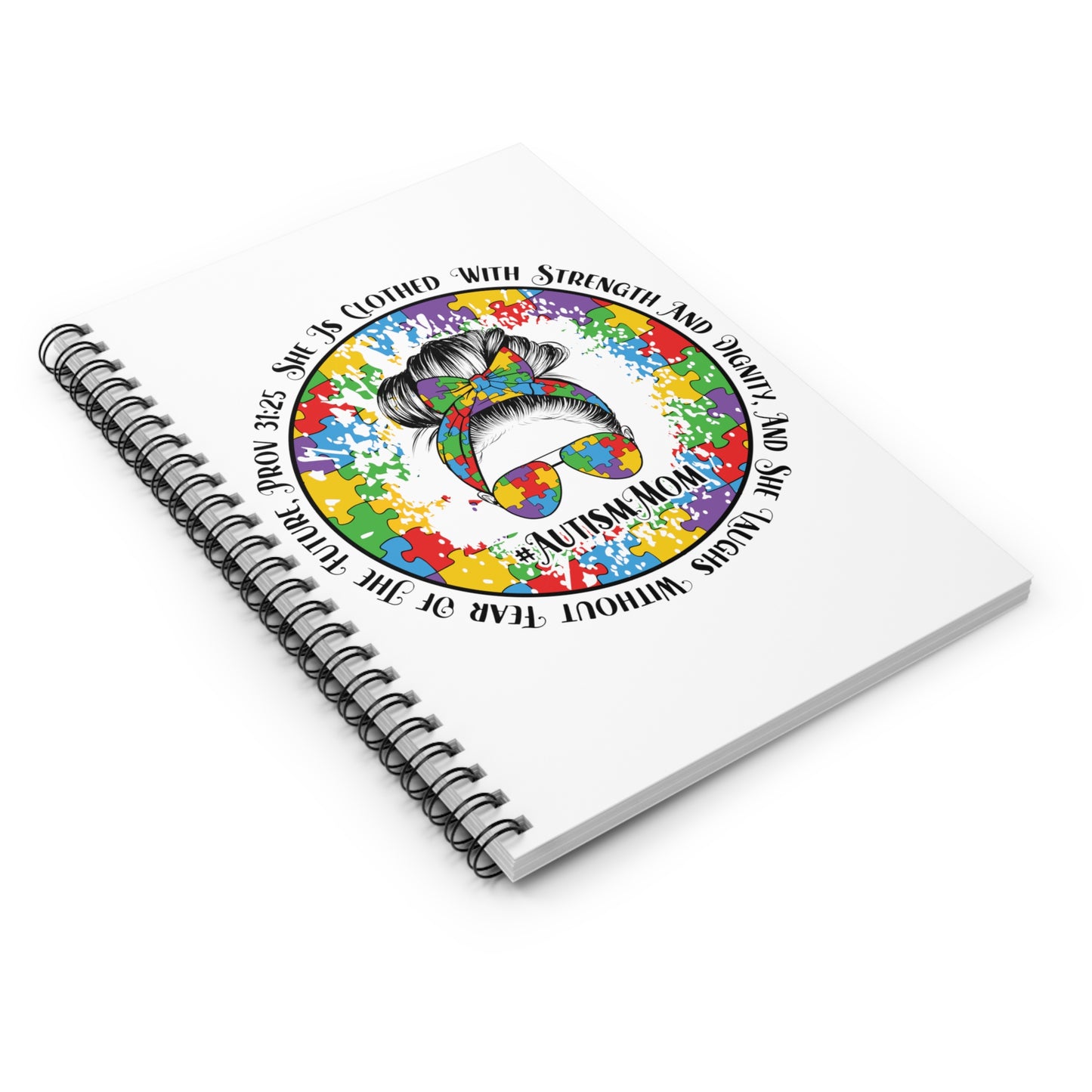 Autism Mom: Spiral Notebook - Log Books - Journals - Diaries - and More Custom Printed by TheGlassyLass