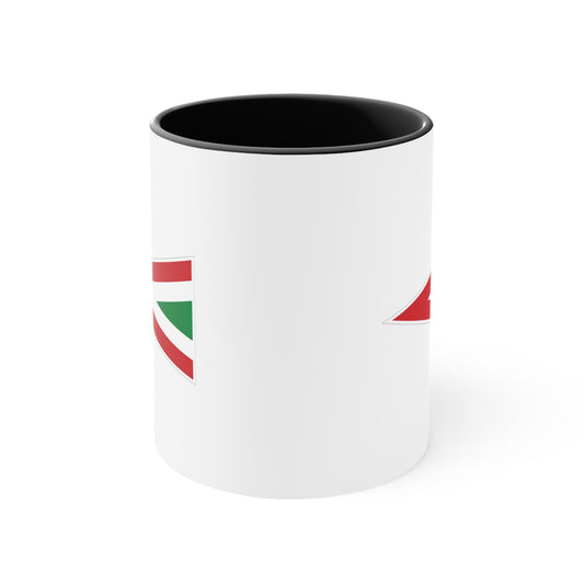 Hungarian Air Force Roundel Coffee Mug - Double Sided Black Accent Ceramic 11oz - by TheGlassyLass.com