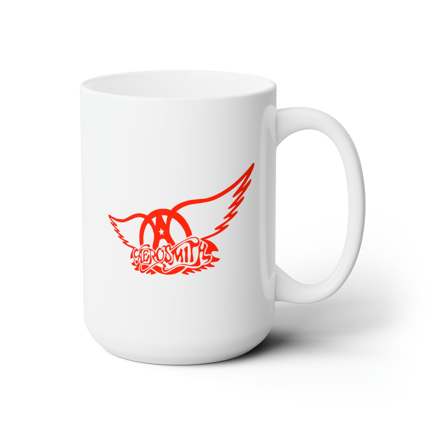 Aerosmith Coffee Mug - Double Sided White Ceramic 15oz by TheGlassyLass.com