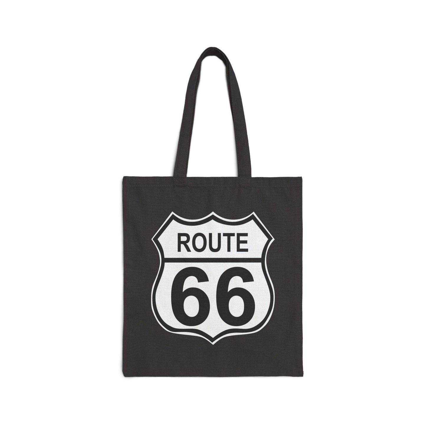 Historic Route 66 Tote Bag - Heavyweight 100% Cotton Canvas by TheGlassyLass.com