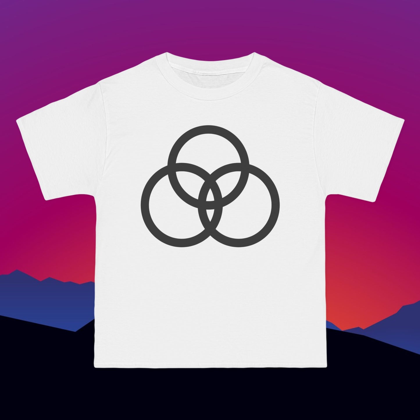 John Bonham Led Zeppelin IV Symbol T-Shirt: (Hanes Beefy-T 100% Preshrunk Cotton Custom Printed by TheGlassyLass.com