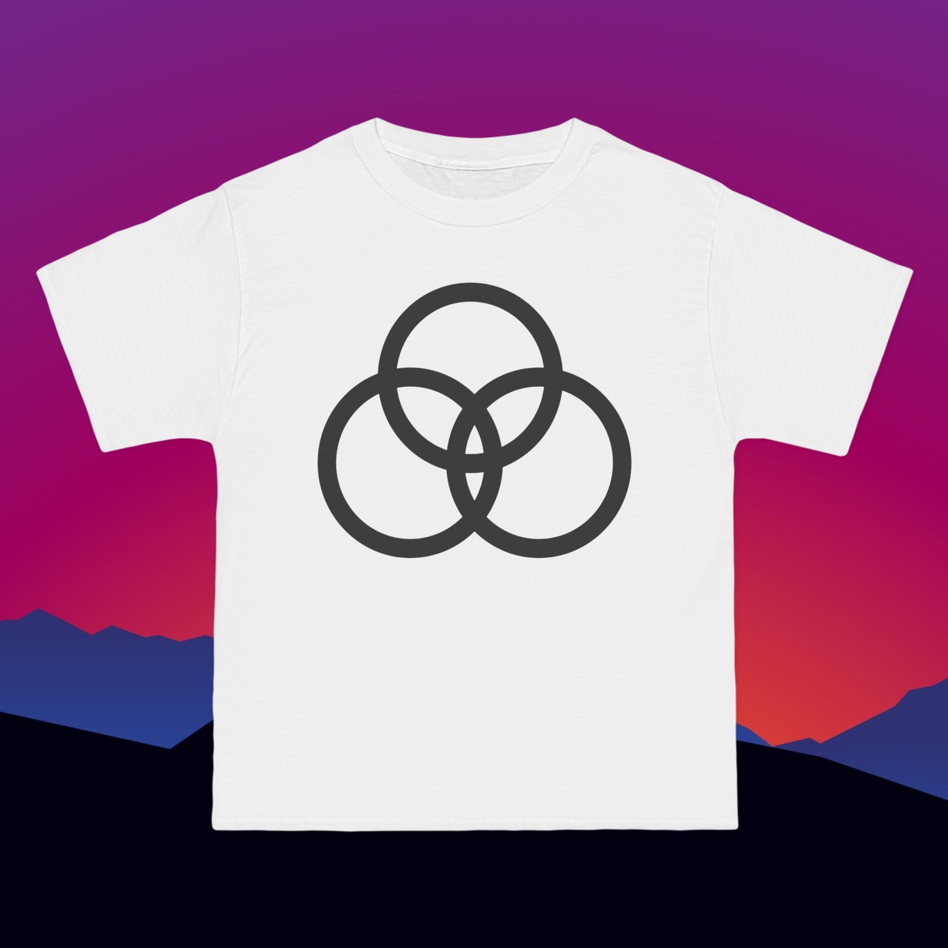 John Bonham Led Zeppelin IV Symbol T-Shirt: (Hanes Beefy-T 100% Preshrunk Cotton Custom Printed by TheGlassyLass.com