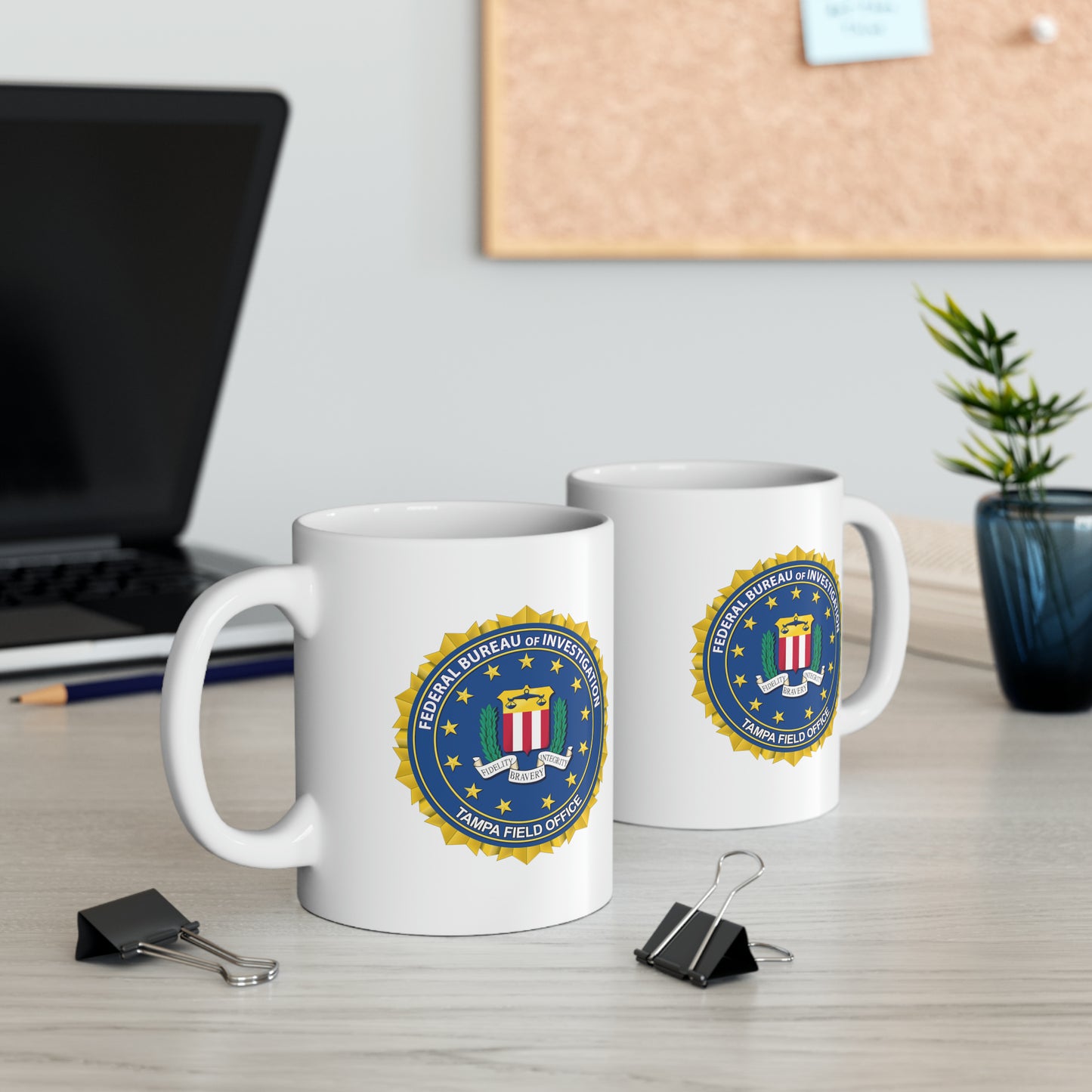 The FBI Tampa Field Office Custom Printed Coffee Mug by TheGlassyLass.com