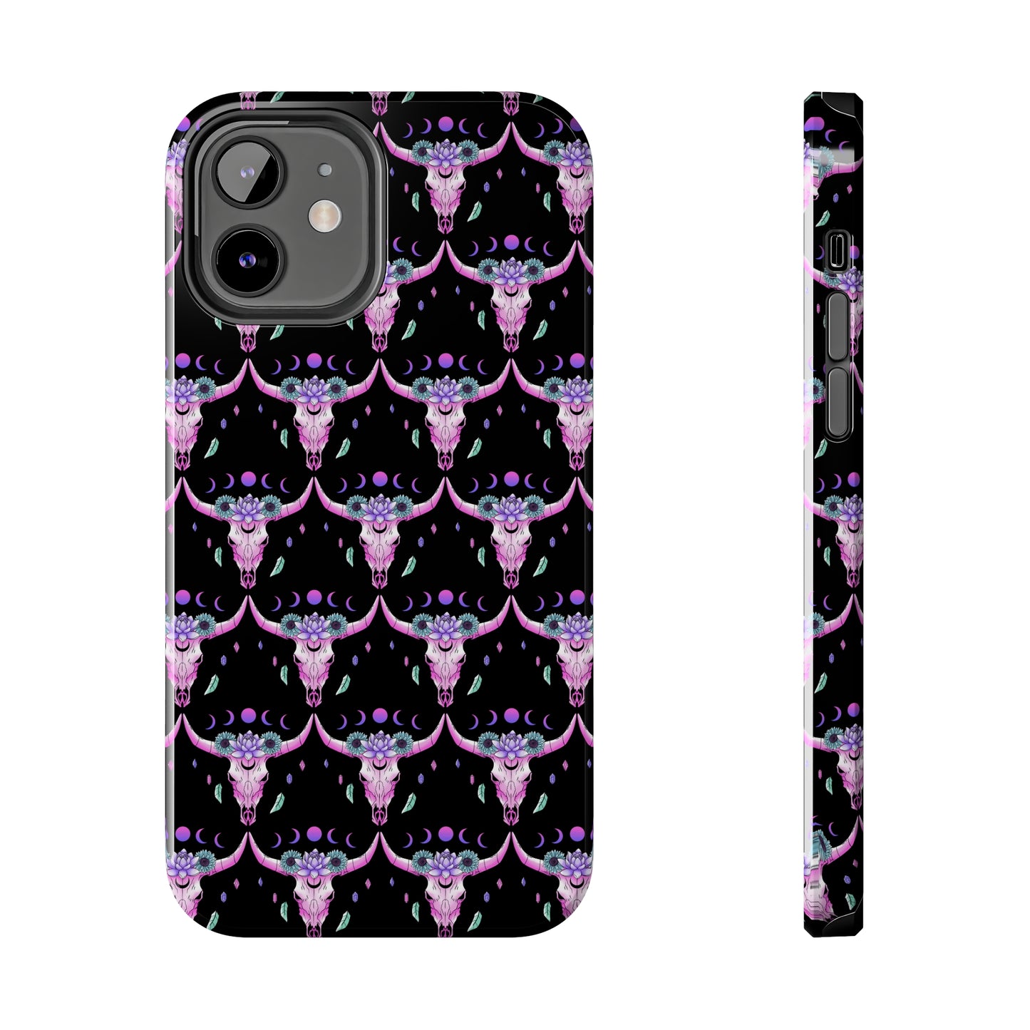 Crystal Skull Moon: iPhone Tough Case Design - Wireless Charging - Superior Protection - Original Graphics by TheGlassyLass.com